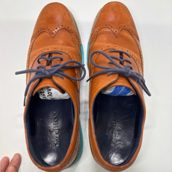 Men's Cole Haan Grand Wingtip Oxford Dress Shoes size10 - Picture 10 of 11